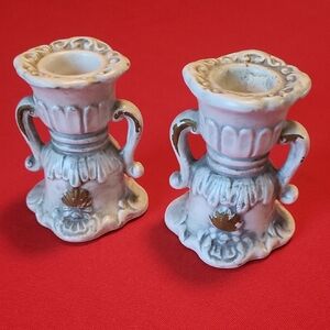 Vintage Ceramic Candle Holders